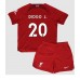 Cheap Liverpool Diogo Jota #20 Home Football Kit Children 2022-23 Short Sleeve (+ pants)